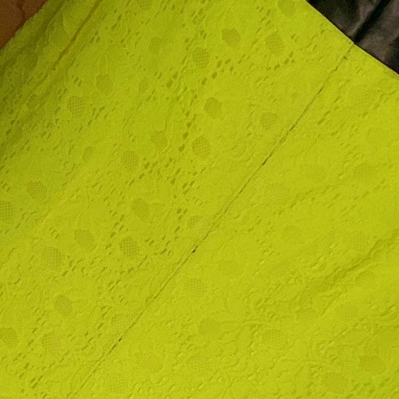 Designer Marc New York Yellow Lace Cutout Stunning Dress Size 10 - Picture 2 of 16